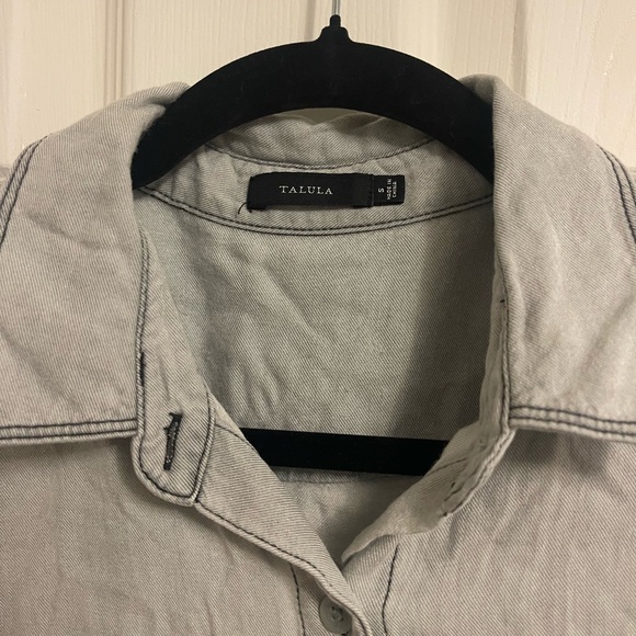 Talula Soft Denim Vibe Button Up - Picture 4 of 5